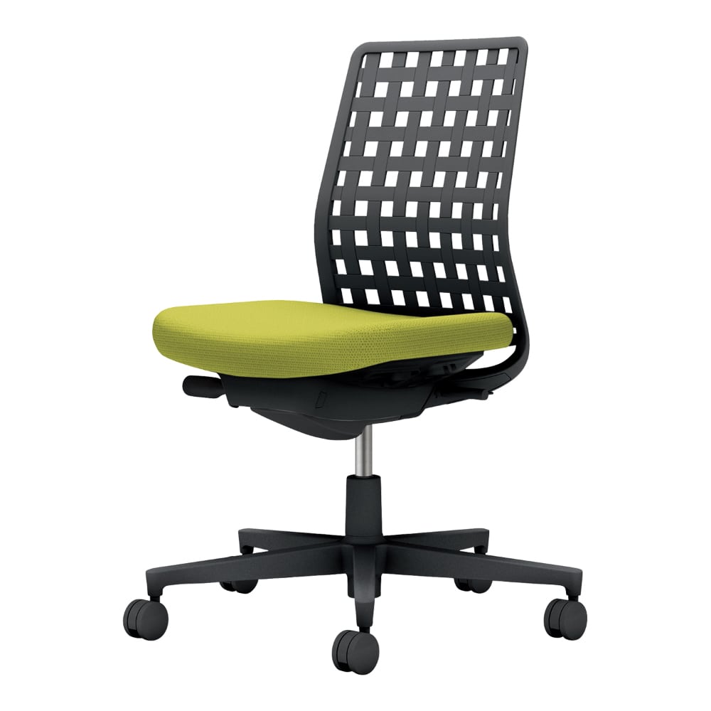 背樹脂：ブラック／座：ライトオリーブ