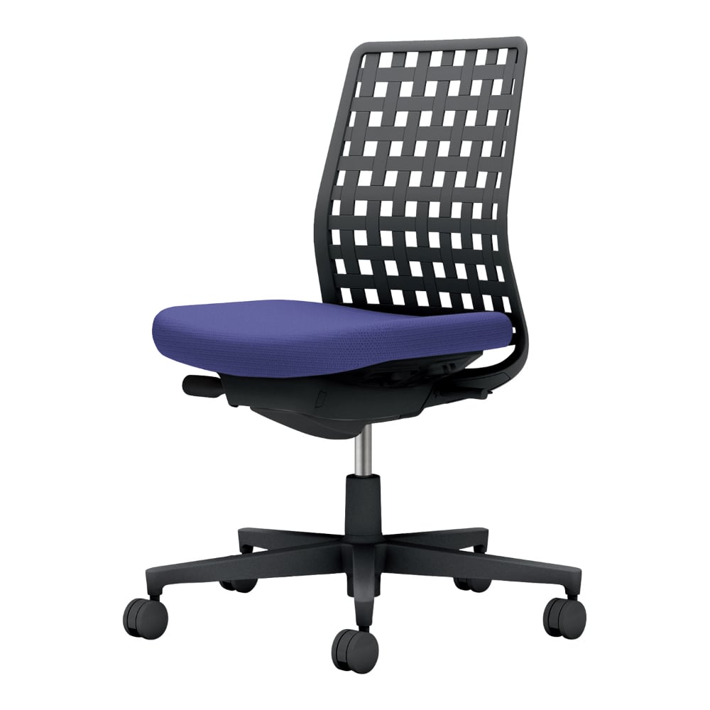 背樹脂：ブラック／座：ディープパープル