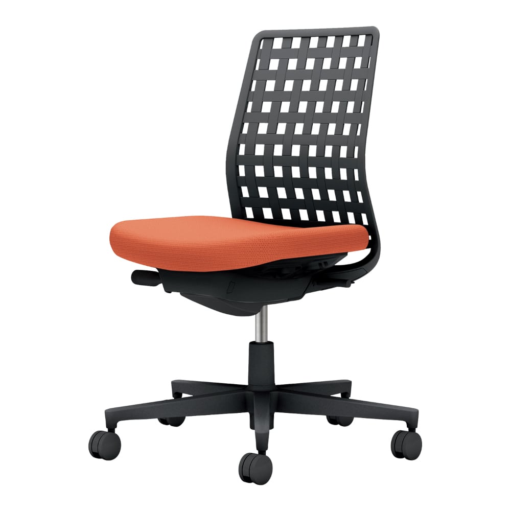 背樹脂：ブラック／座：ソフトテラコッタ