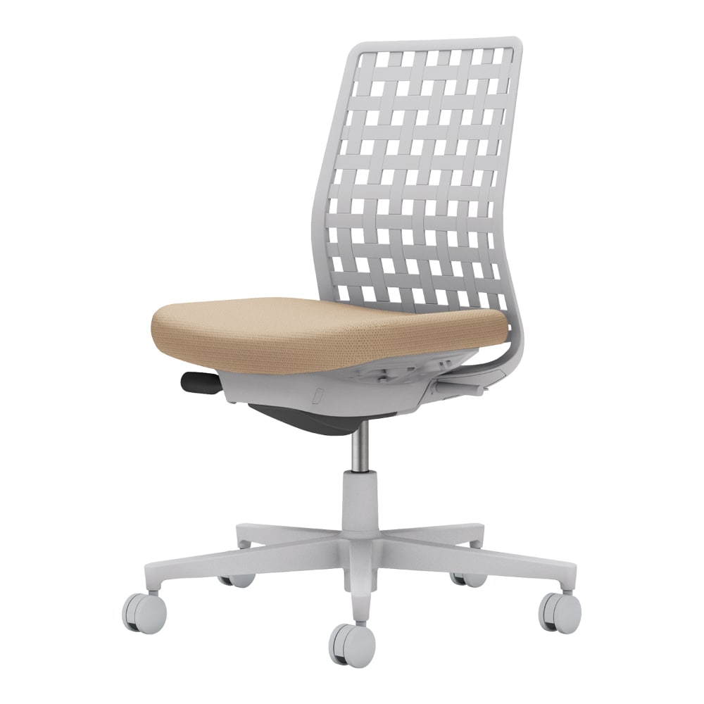 背樹脂:ライトグレー/座:ソフトベージュ