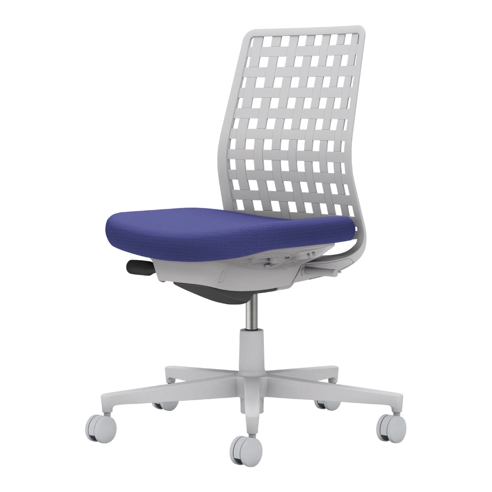 背樹脂：ライトグレー／座：ディープパープル