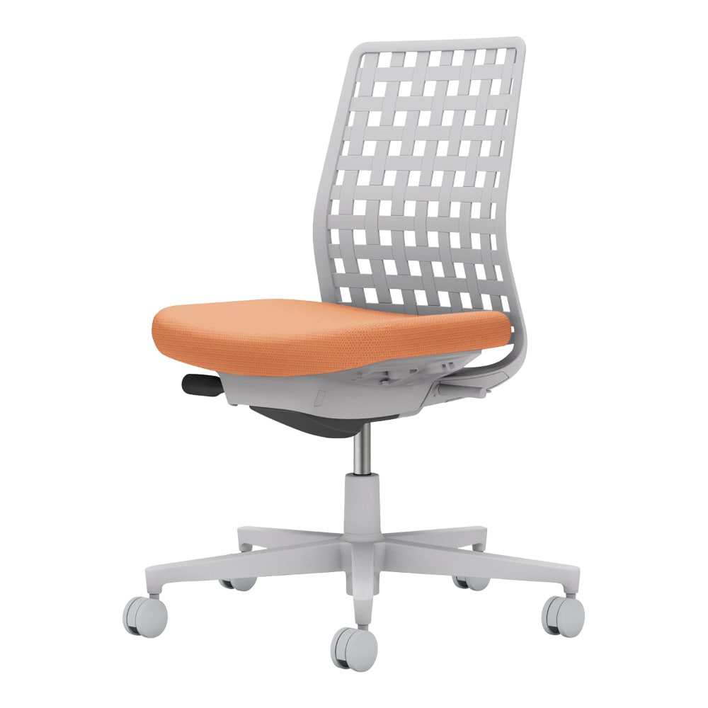 背樹脂：ライトグレー／座：ペールテラコッタ