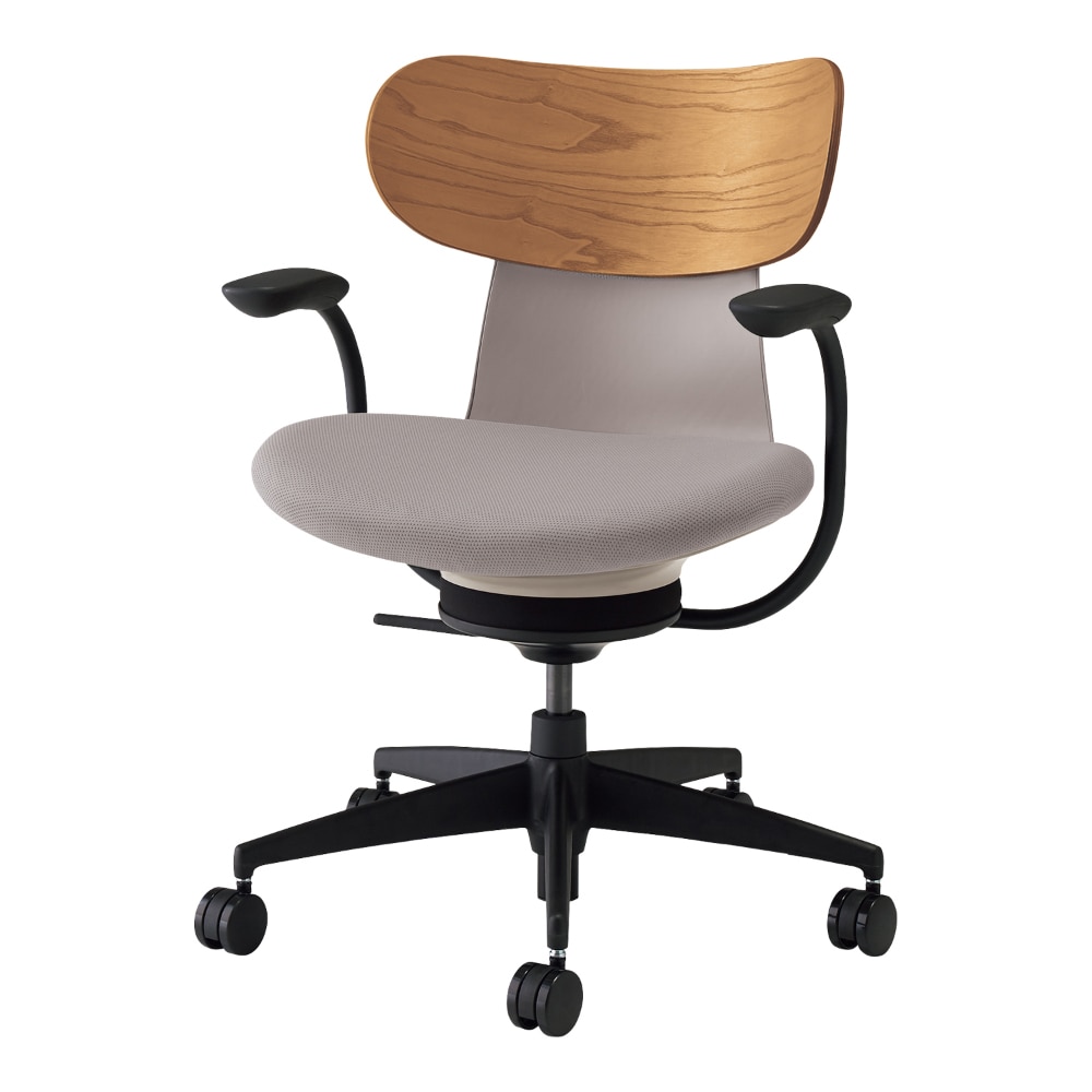 背：合板ミディアムアッシュ／座：ミディアムグレージュ