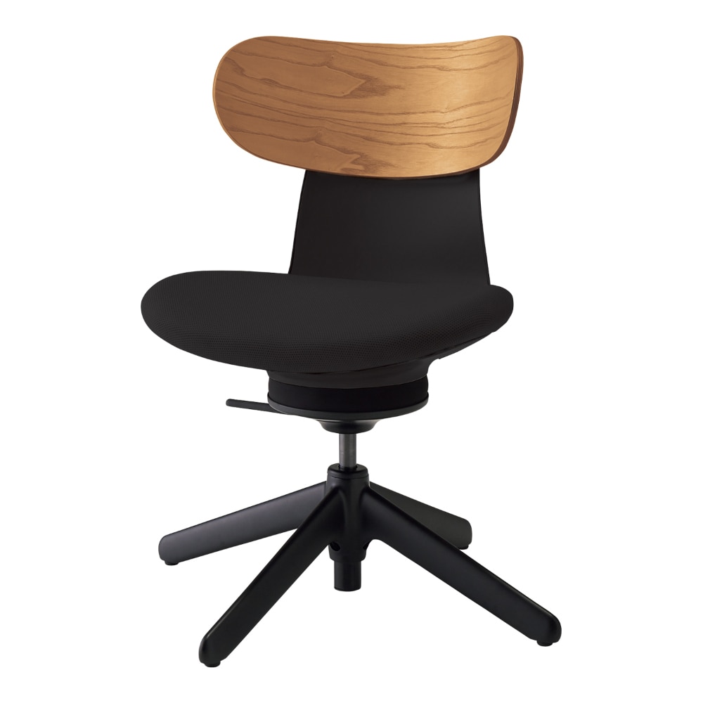 背：合板ミディアムアッシュ／座：ブラック