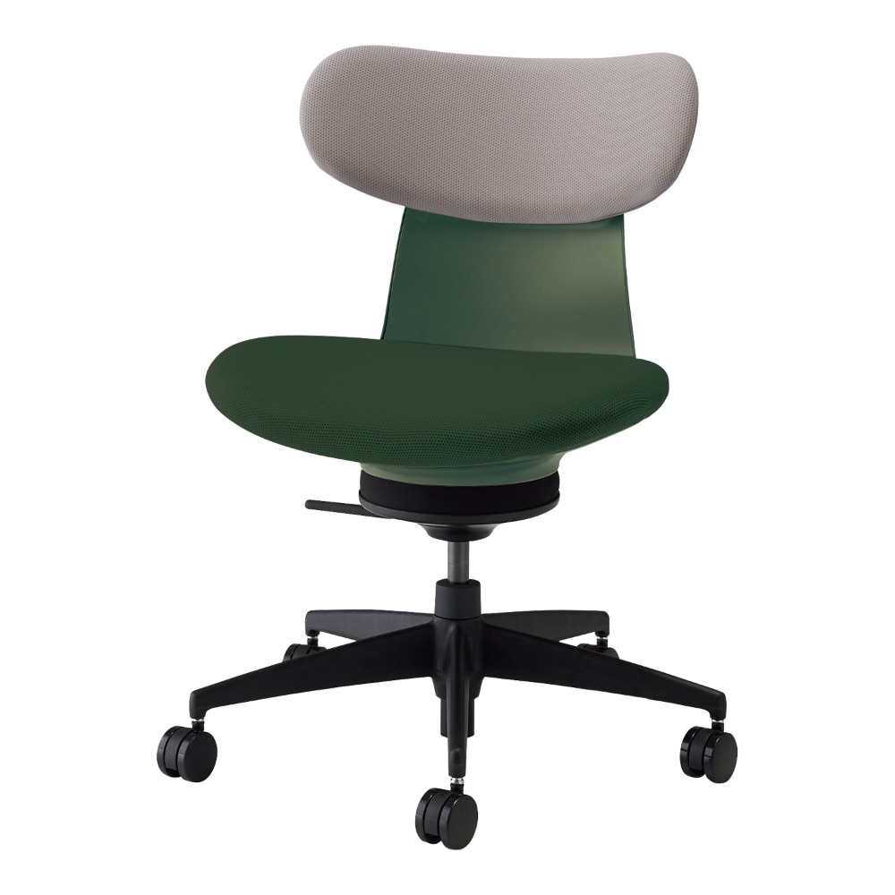 背:ミディアムグレージュ/座:ディープグリーン