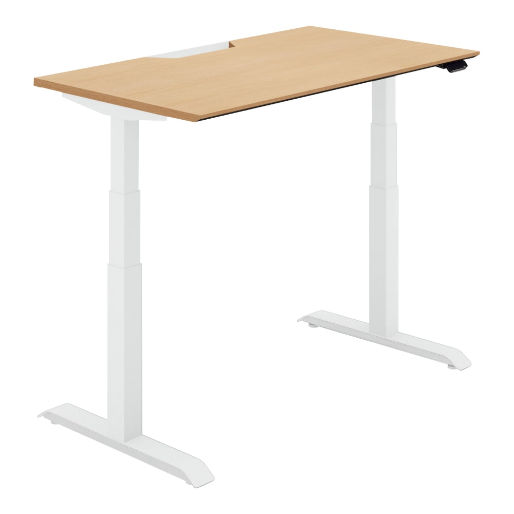 天板ナチュラルオーク ／脚ホワイト