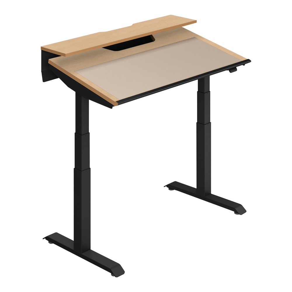 天板ナチュラルオーク ／脚ブラック