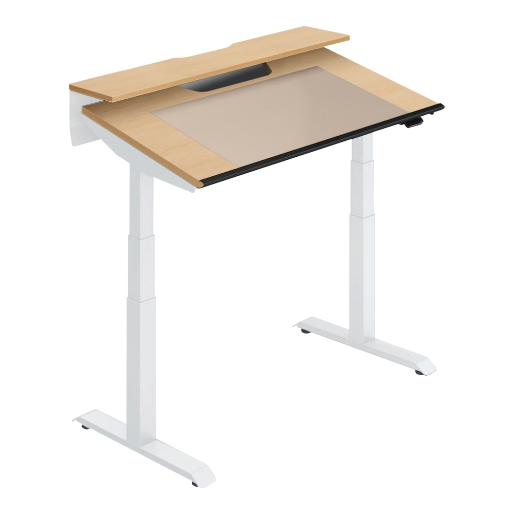 天板ナチュラルオーク /脚ホワイト