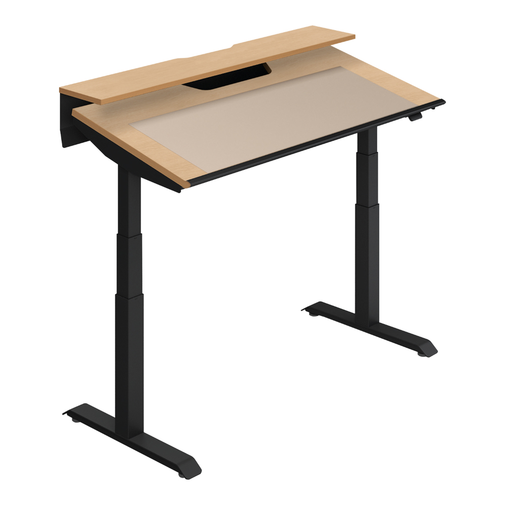 天板ナチュラルオーク ／脚ブラック