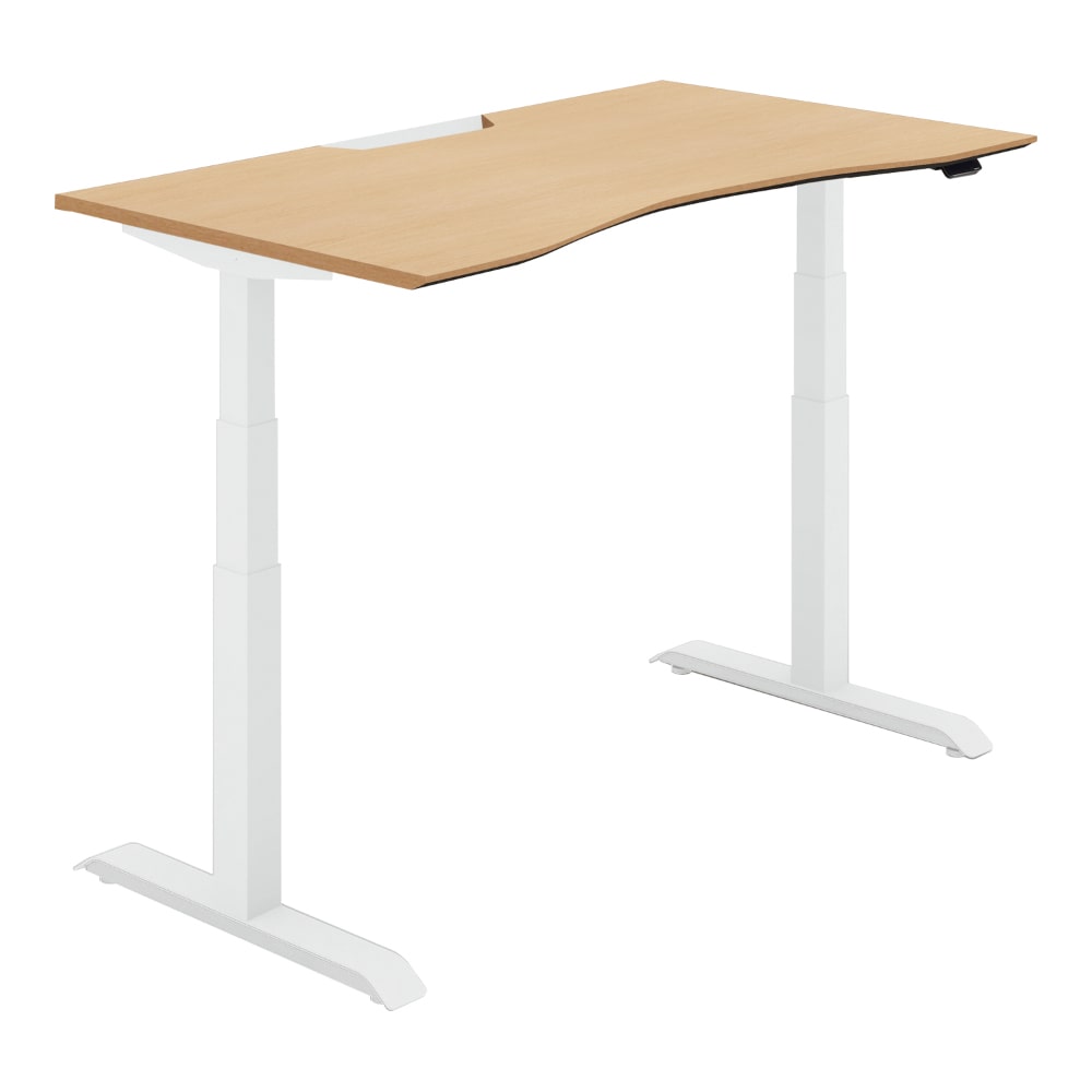 天板ナチュラルオーク /脚ホワイト