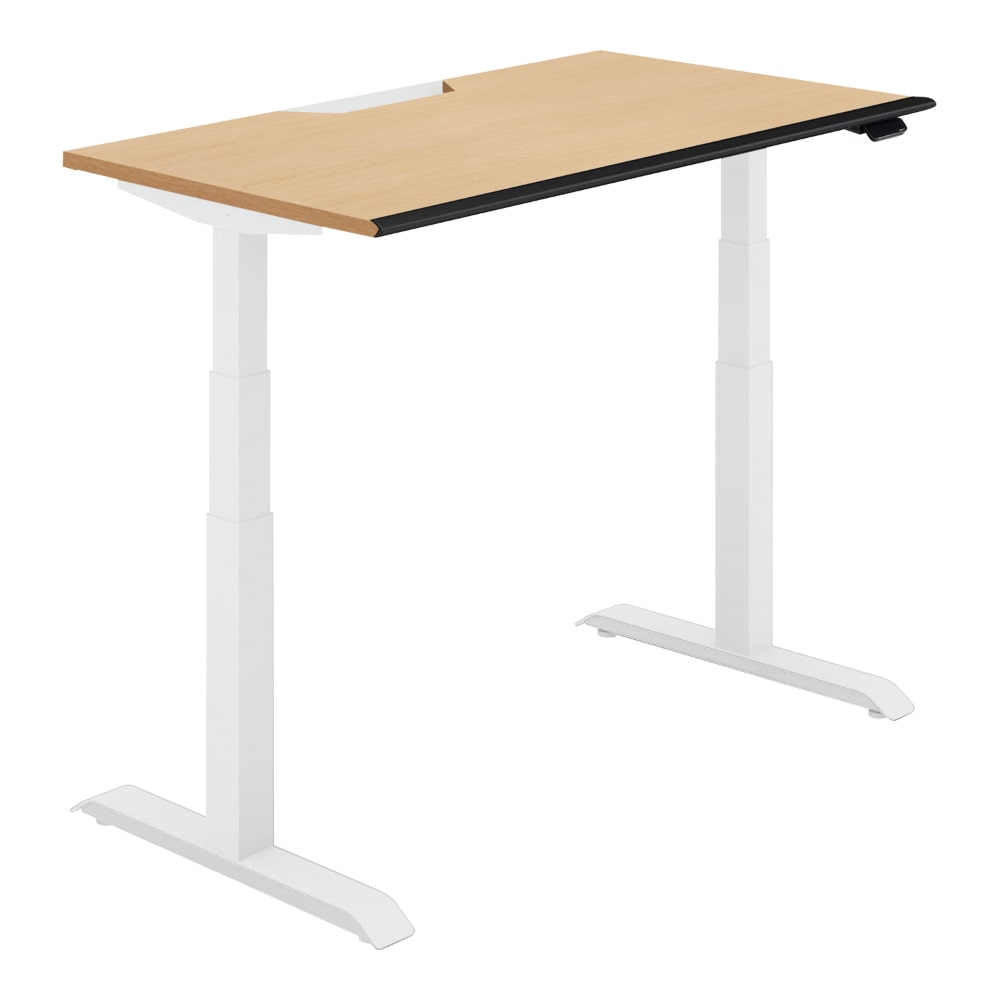 天板ナチュラルオーク ／脚ホワイト