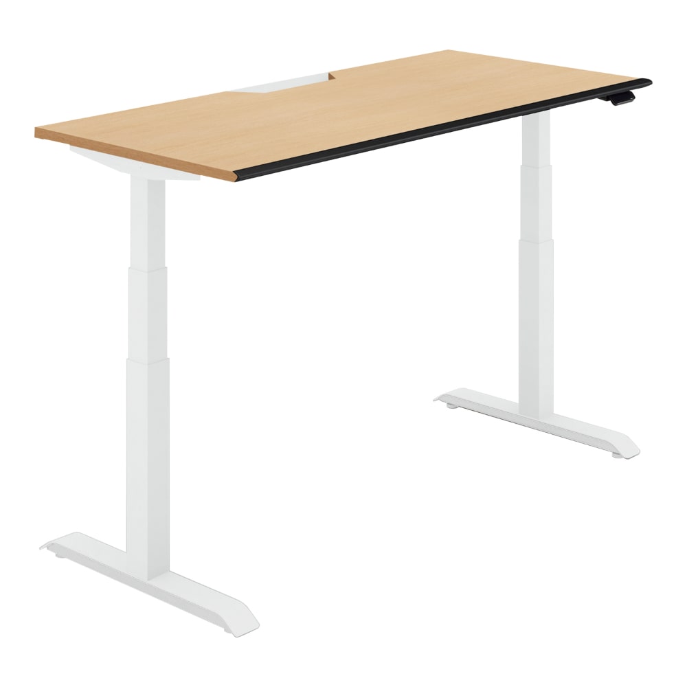 天板ナチュラルオーク /脚ホワイト