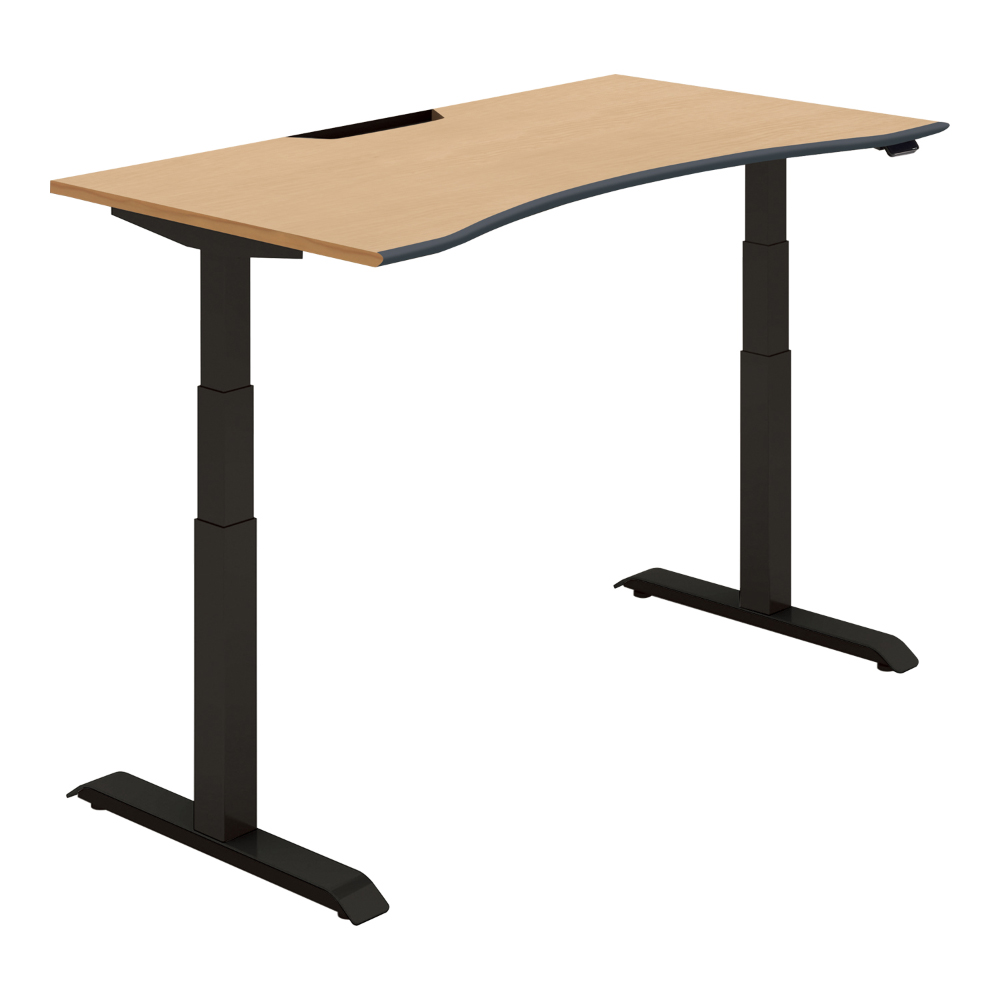 天板ナチュラルオーク ／脚ブラック