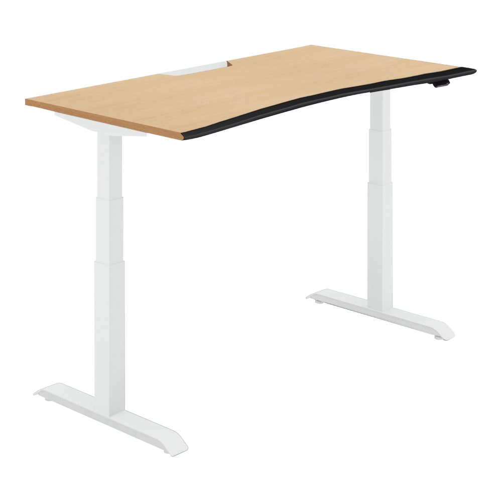 天板ナチュラルオーク /脚ホワイト