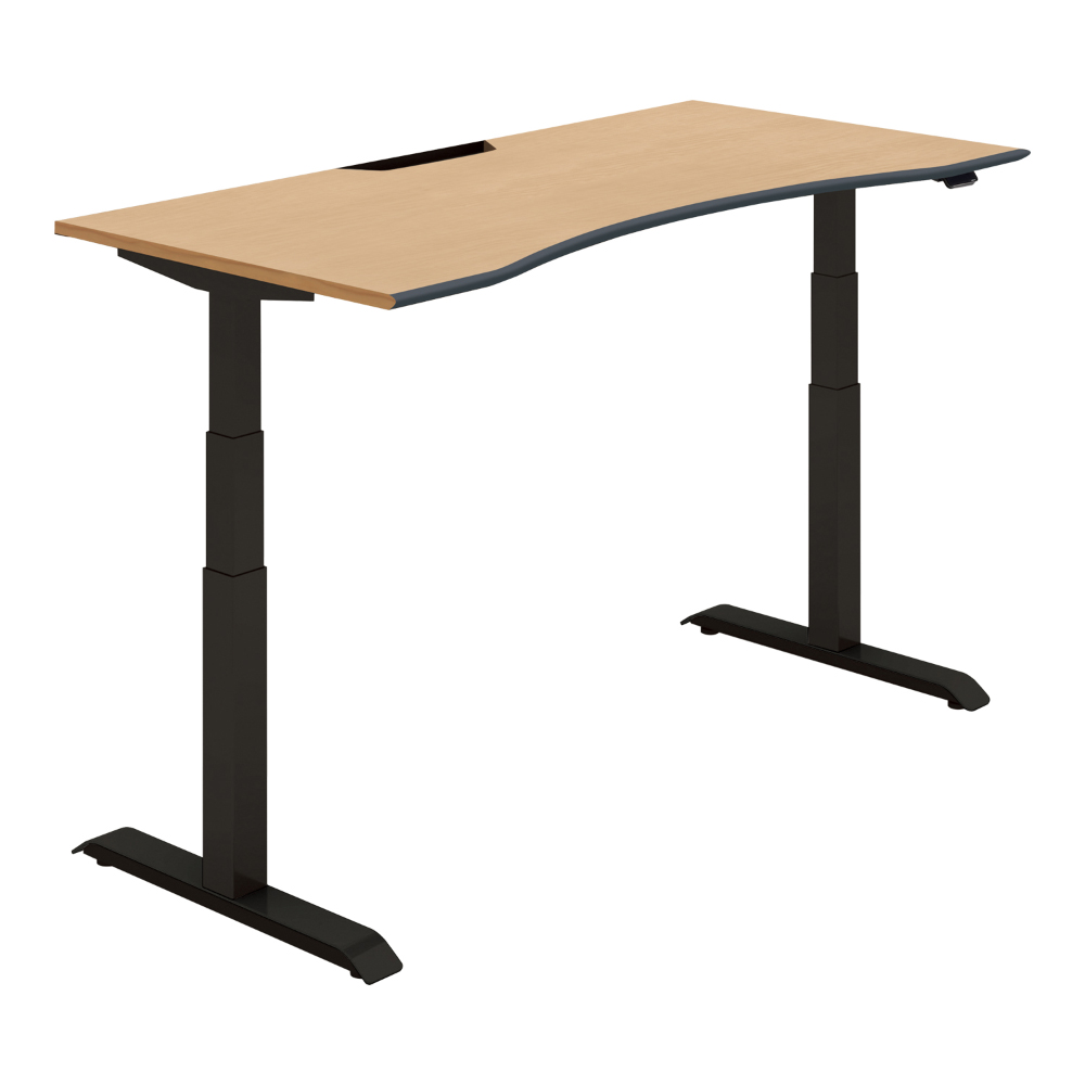 天板ナチュラルオーク ／脚ブラック