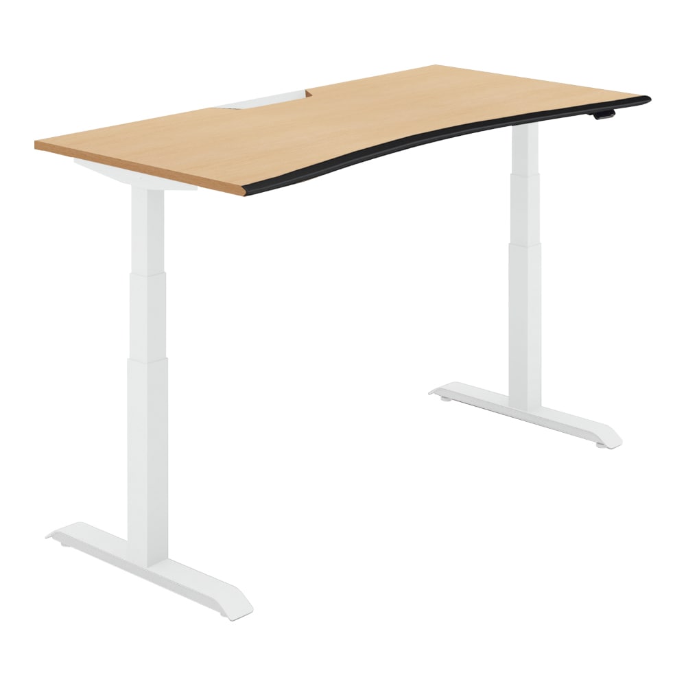 天板ナチュラルオーク /脚ホワイト