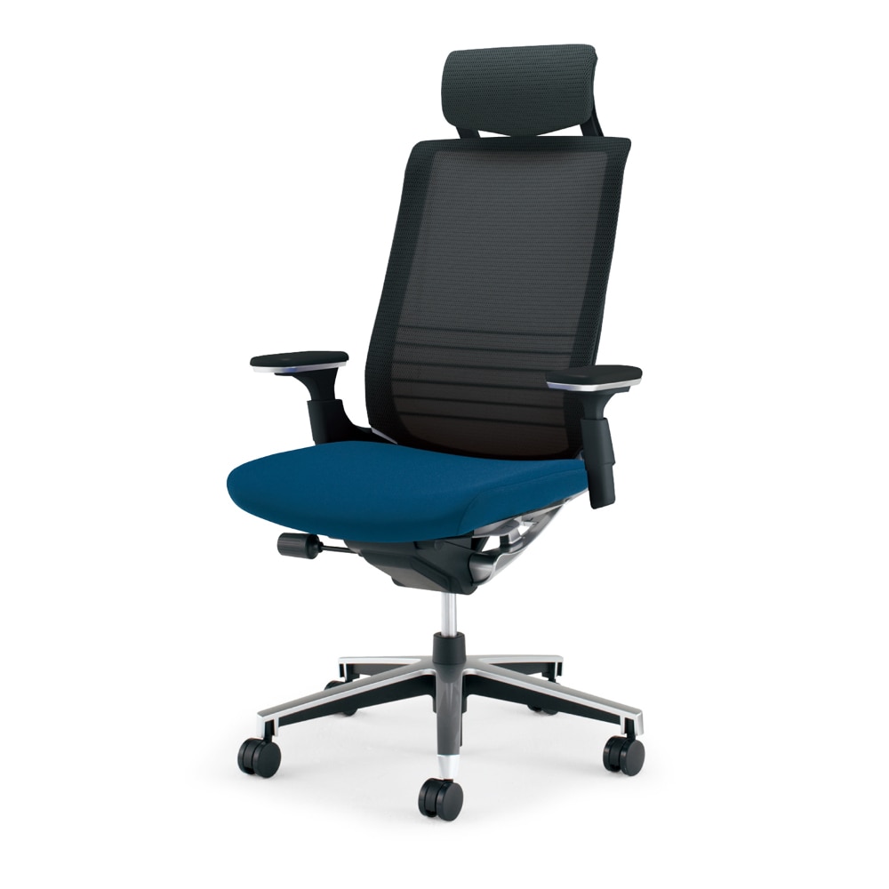 ブラックフレーム×座インディゴブルー