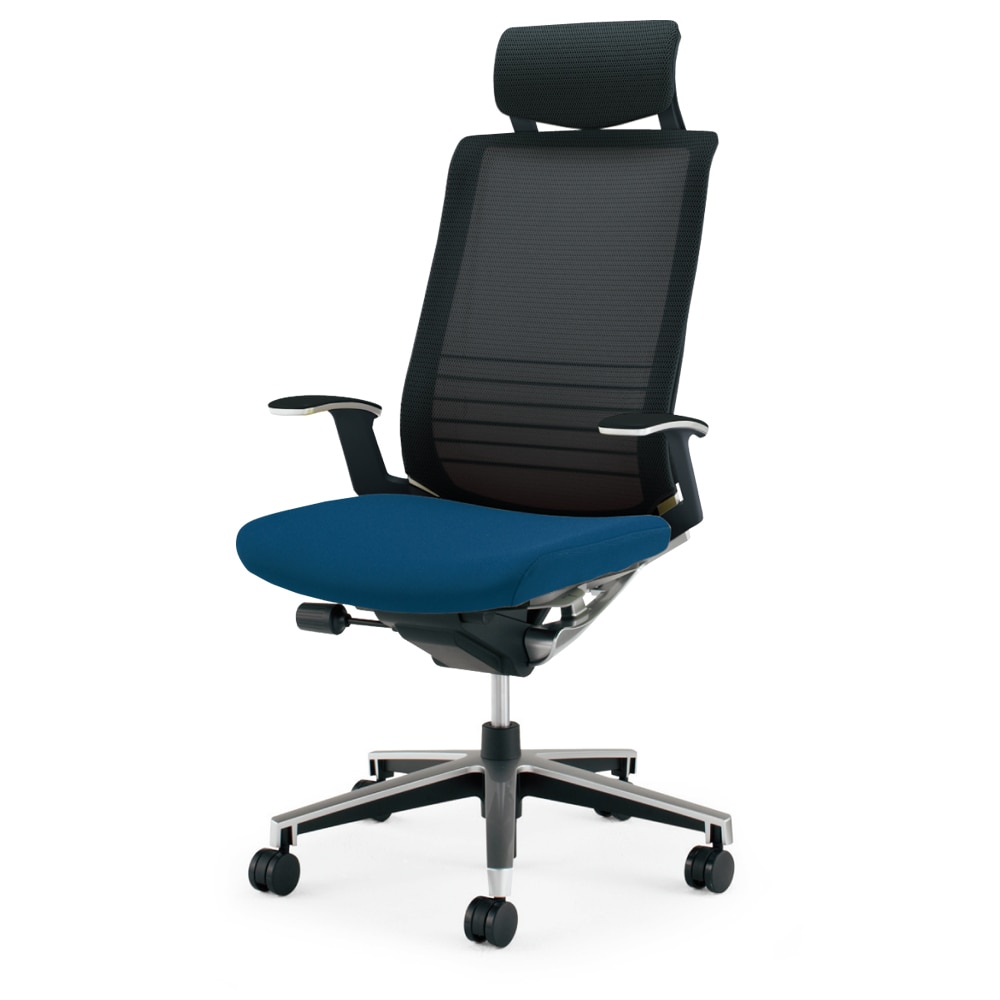 ブラックフレーム×座インディゴブルー