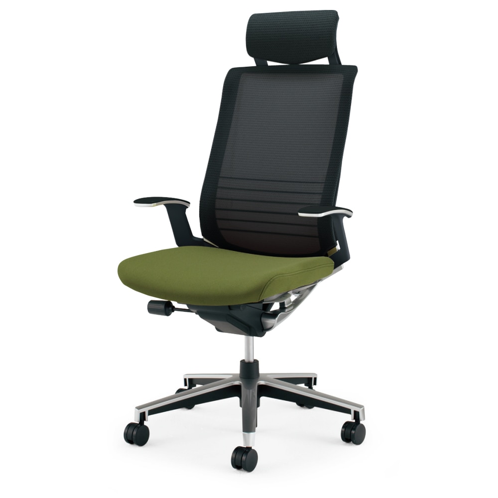 ブラックフレーム×座オリーブグリーン