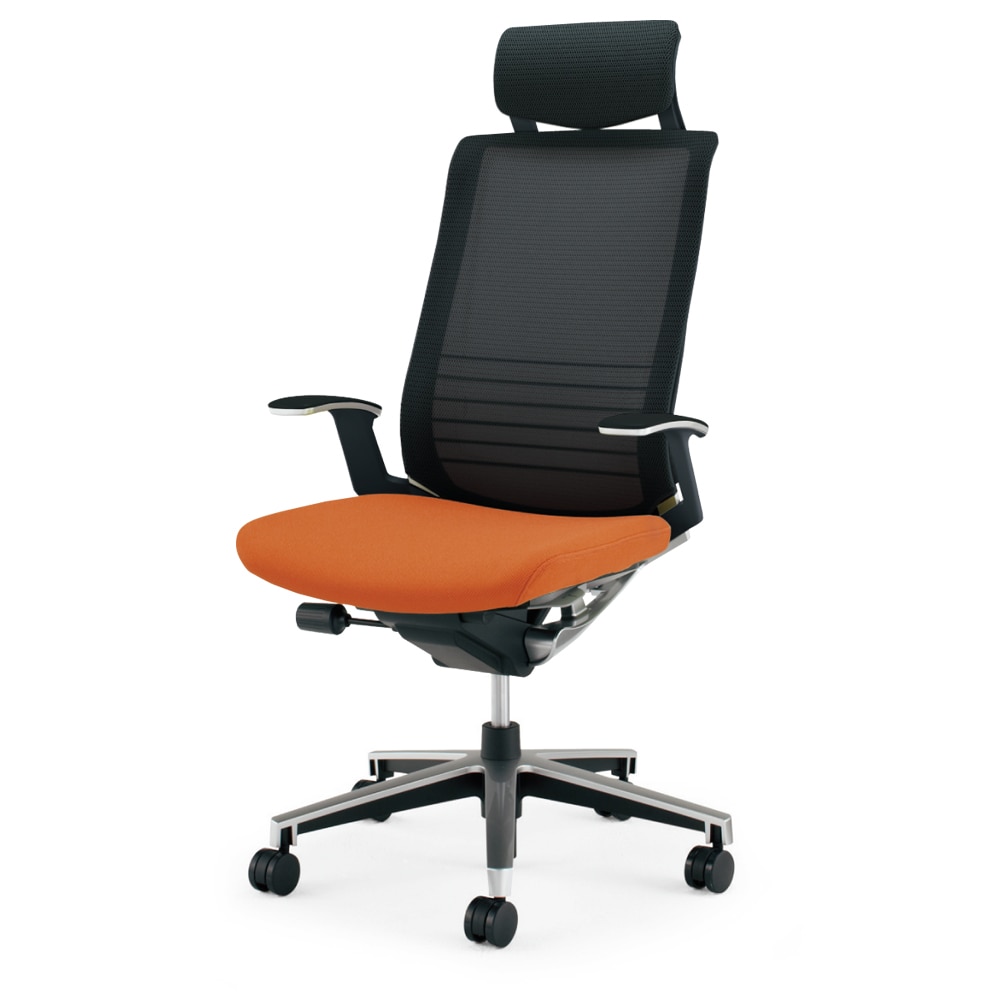 ブラックフレーム×座マンダリンオレンジ