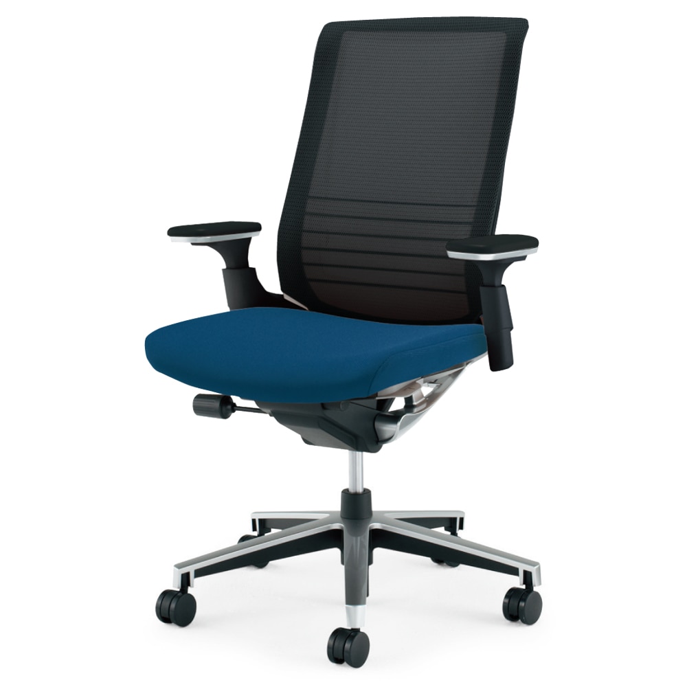 ブラックフレーム×座インディゴブルー