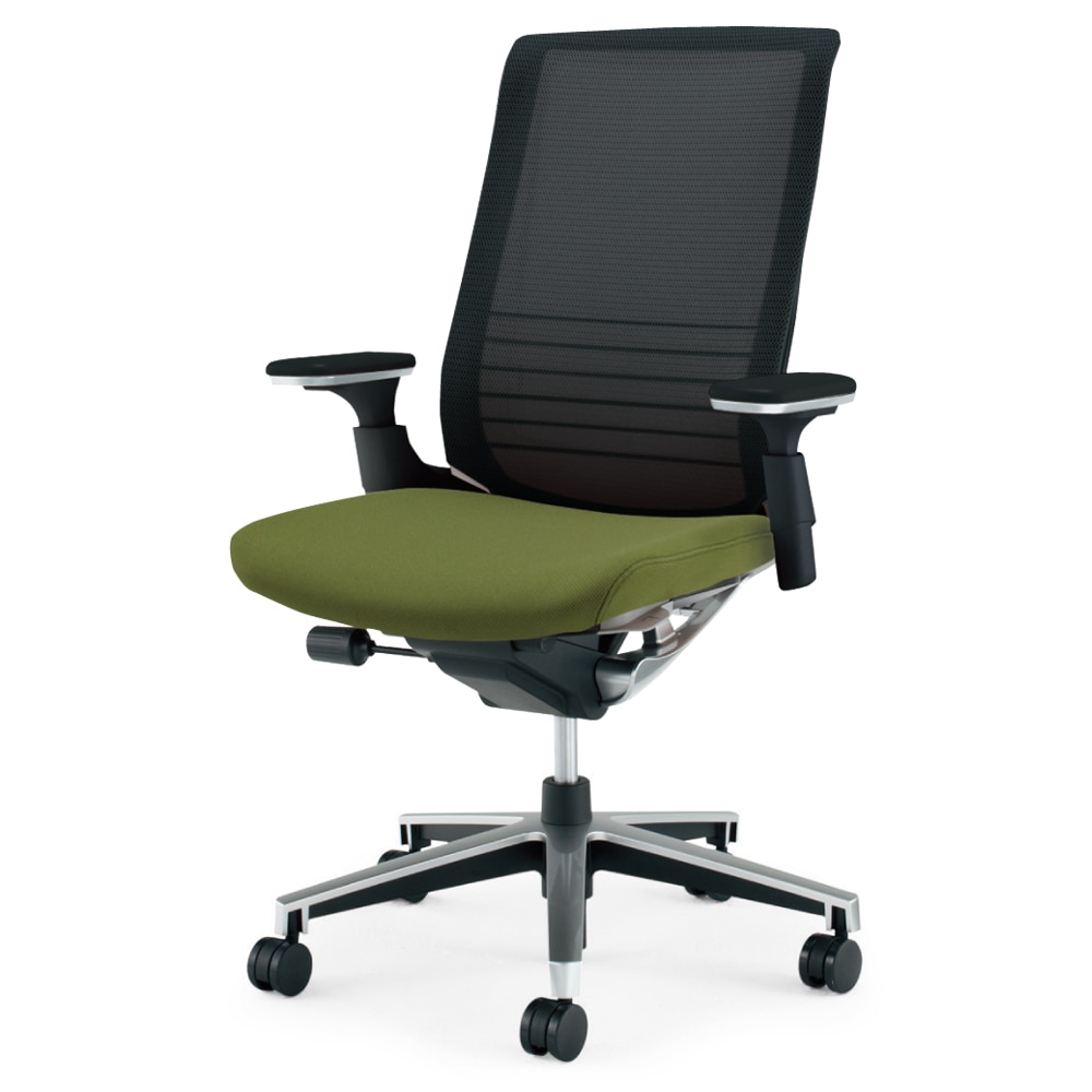 ブラックフレーム×座オリーブグリーン