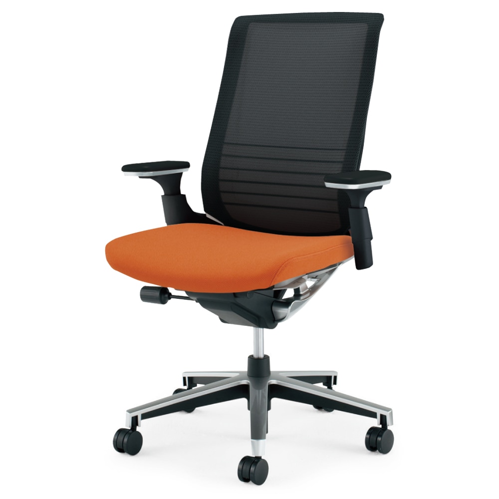 ブラックフレーム×座マンダリンオレンジ