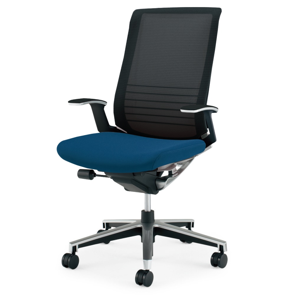 ブラックフレーム×座インディゴブルー