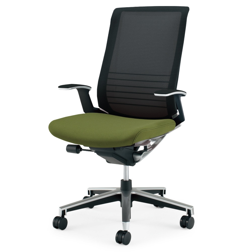 ブラックフレーム×座オリーブグリーン