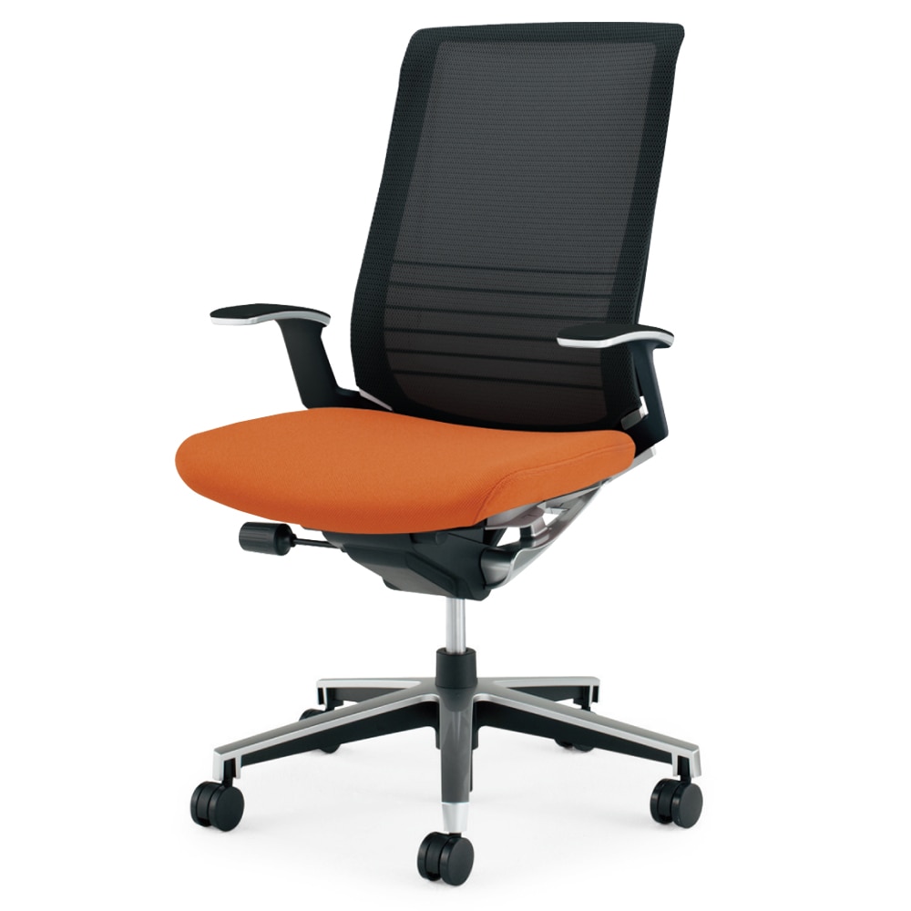 ブラックフレーム×座マンダリンオレンジ