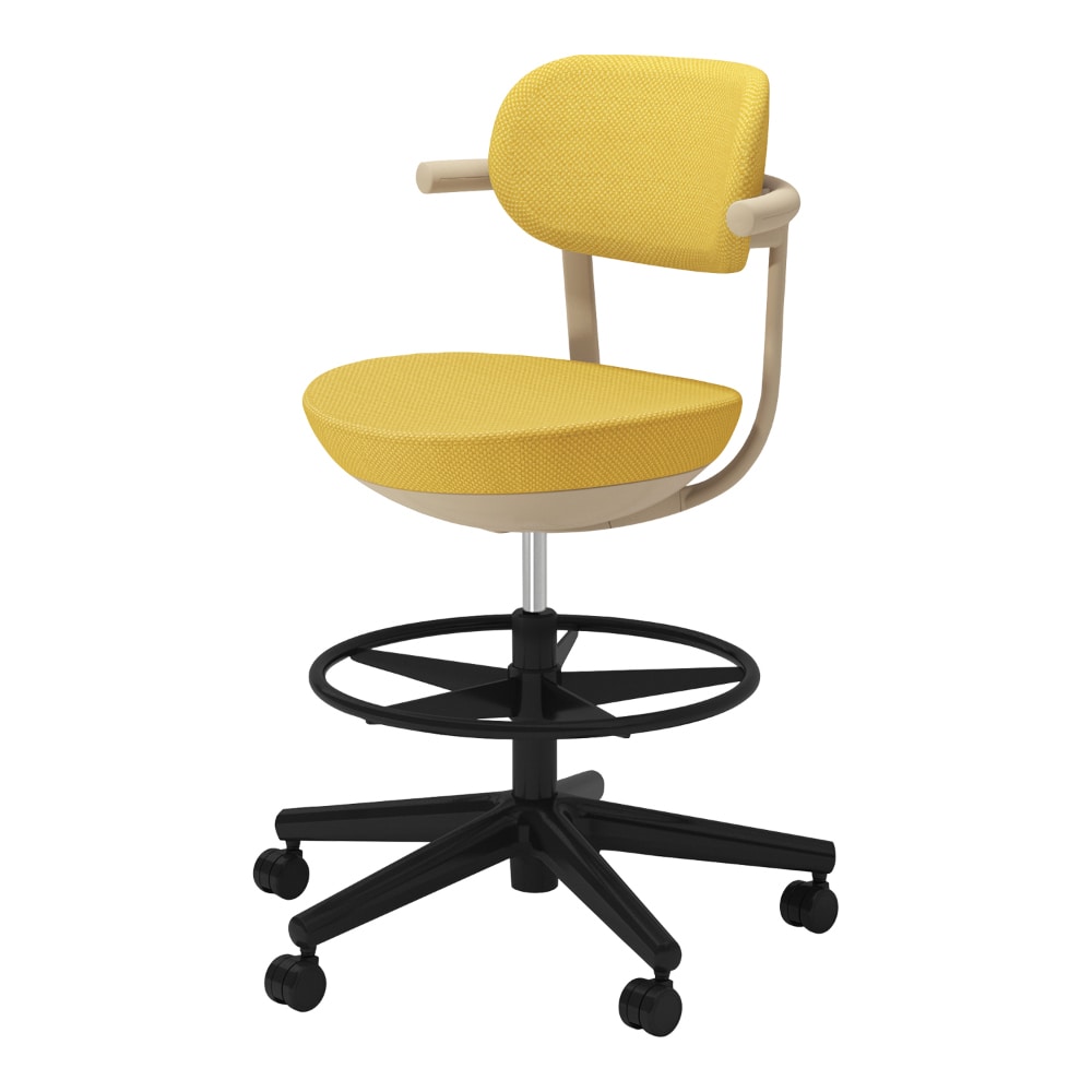 背座同色オリーブイエロー