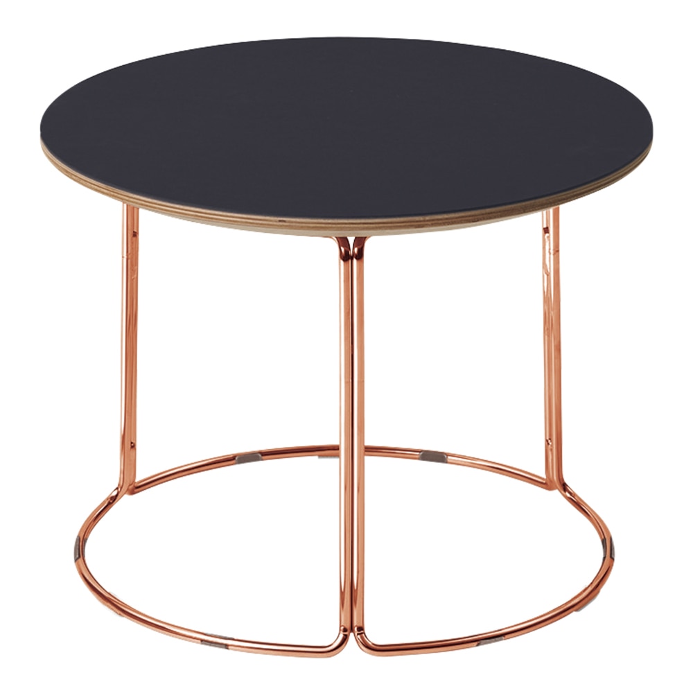 天板チャコール/脚カッパー