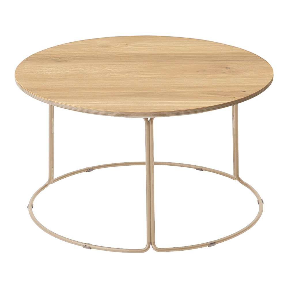 天板ティンバーミディアム／脚ソフトベージュ