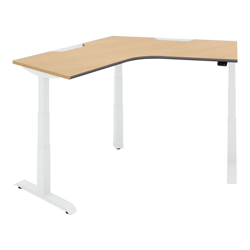 天板ナチュラルオーク／脚ホワイト