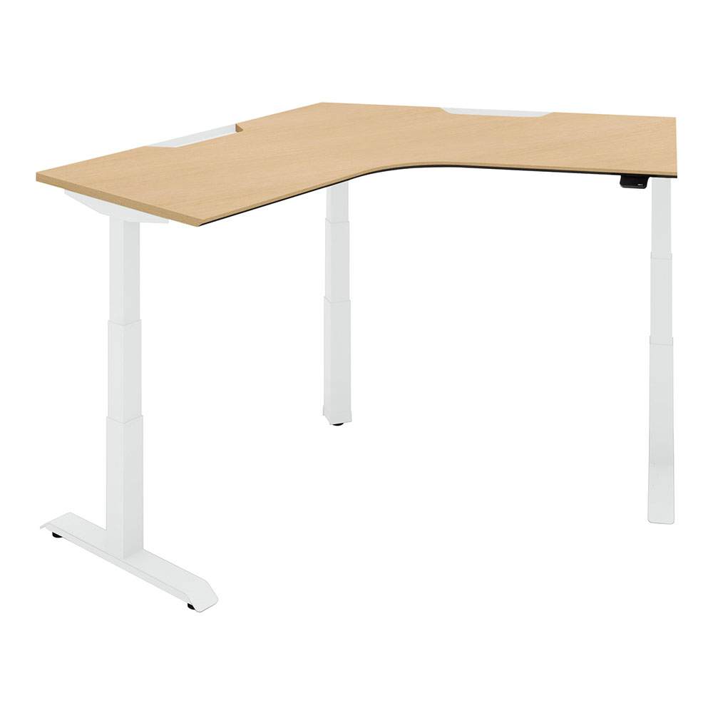 天板ナチュラルオーク／脚ホワイト