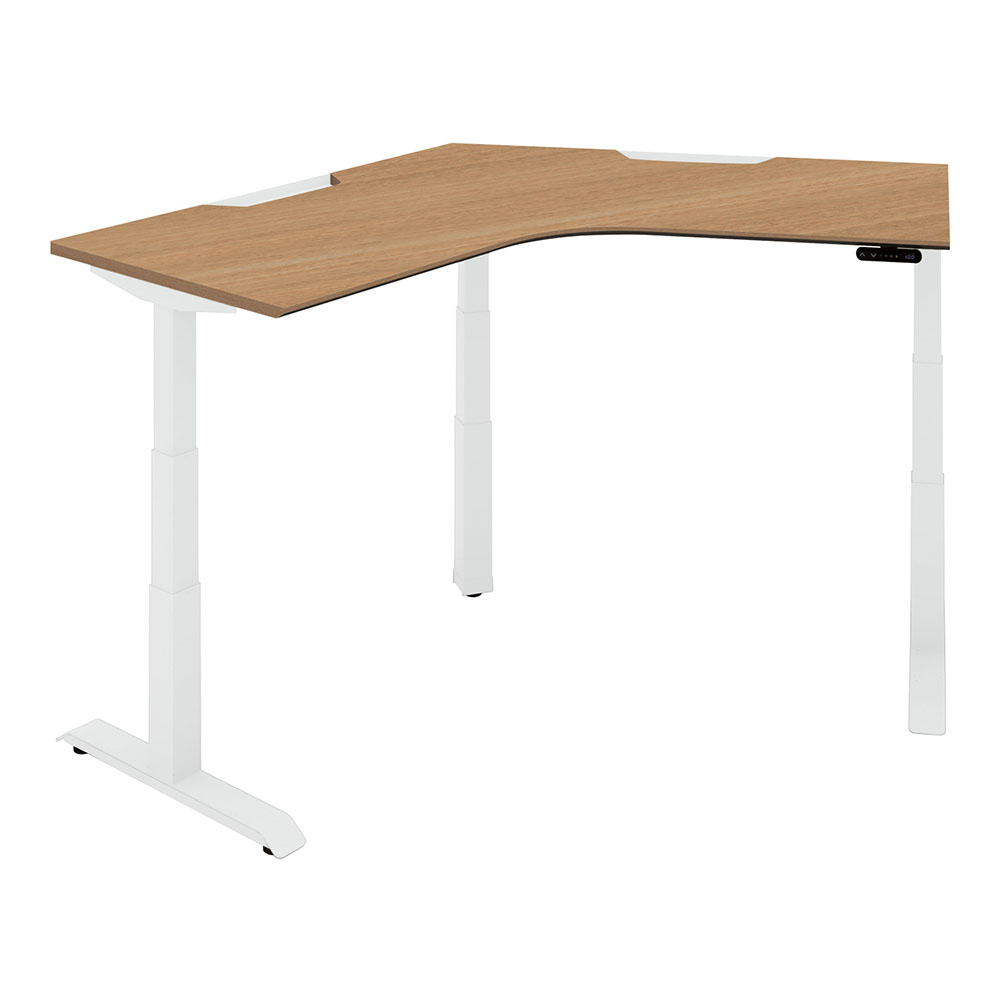 天板ラスティックミディアム／脚ホワイト