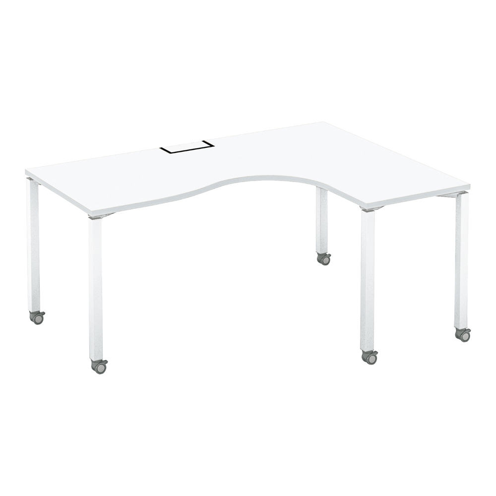 天板ホワイト/脚ホワイト