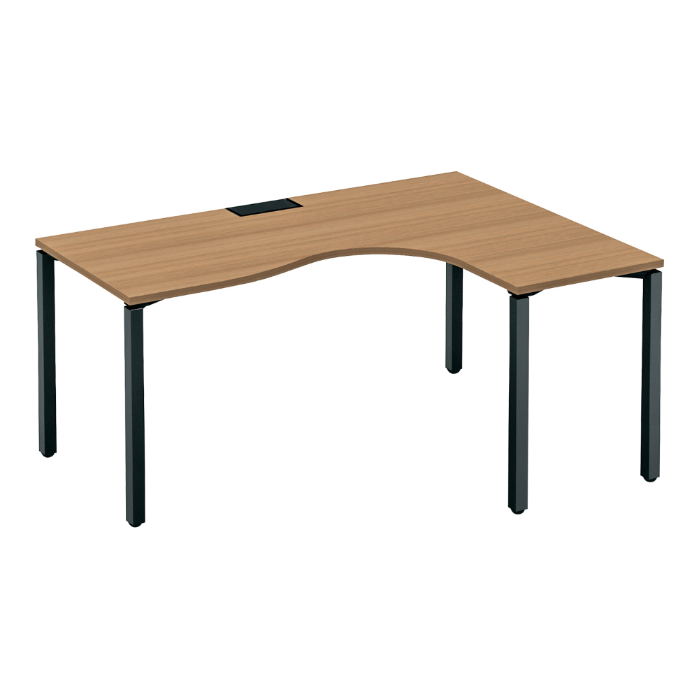 天板ラスティックミディアム／脚ブラック