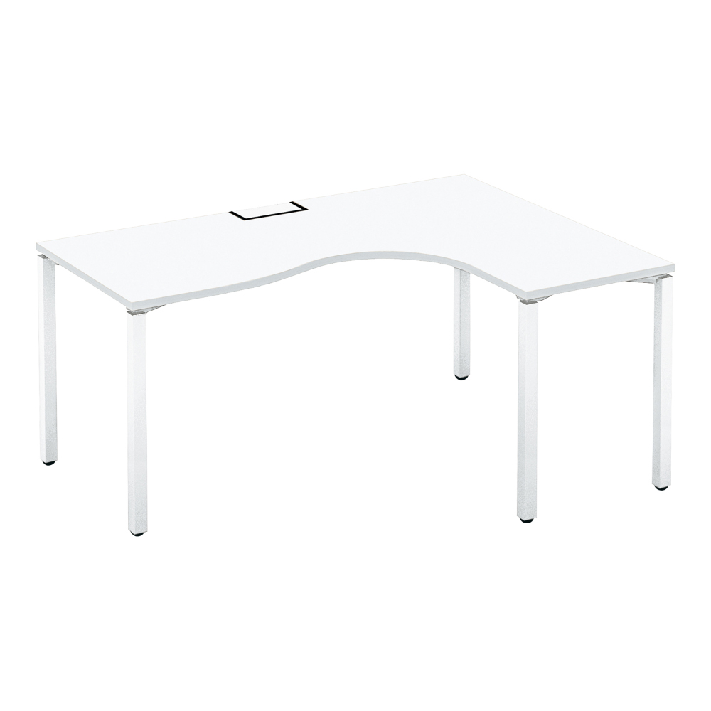 天板ホワイト／脚ホワイト