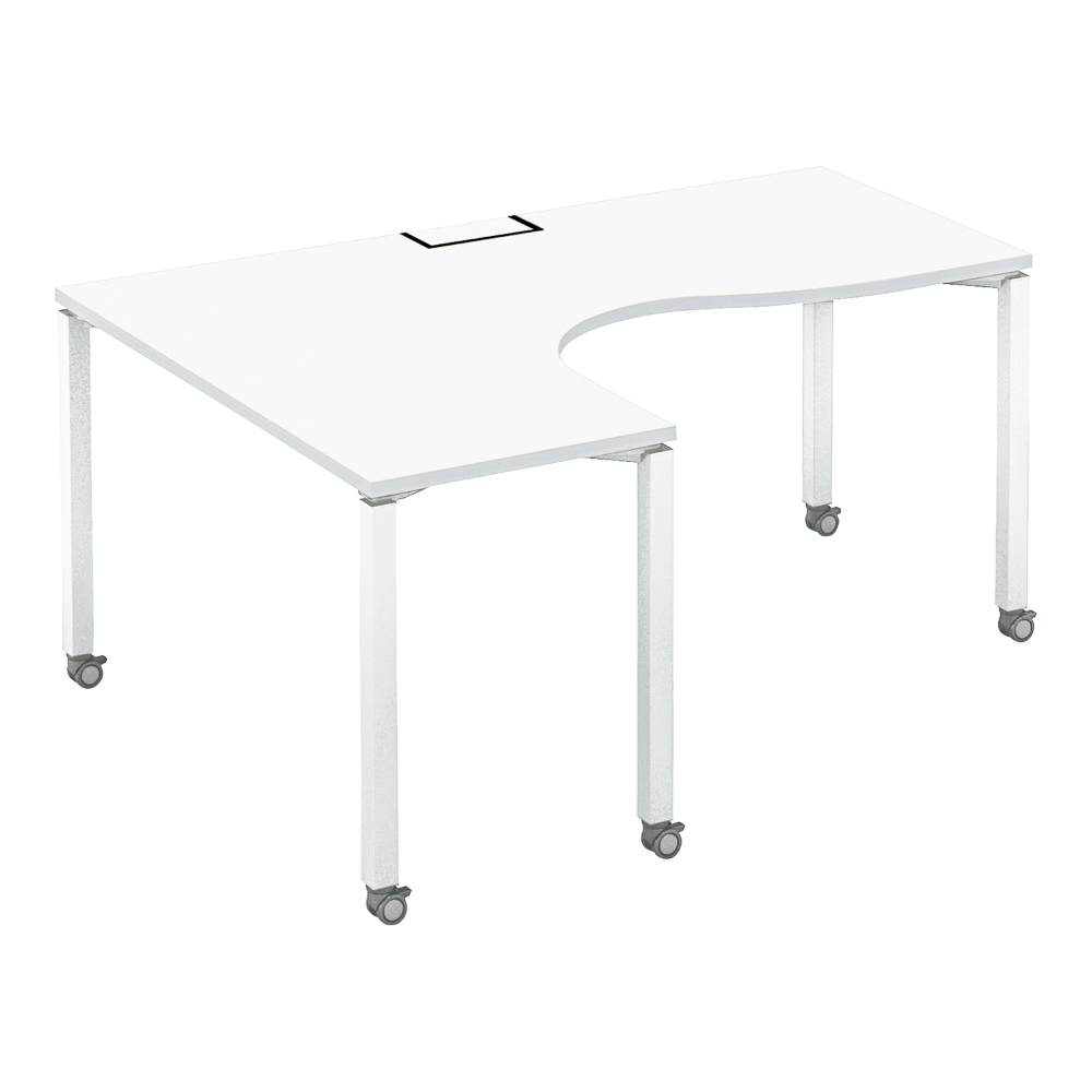 天板ホワイト/脚ホワイト