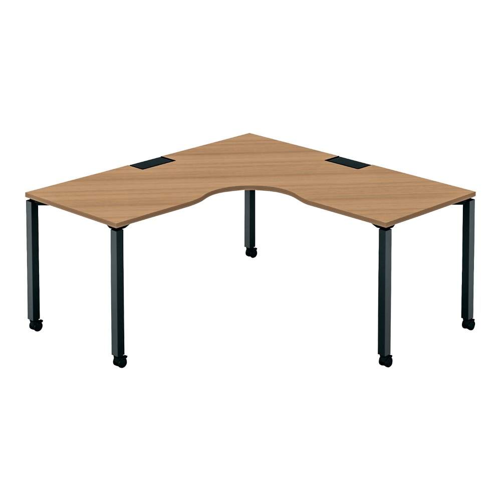 天板ラスティックミディアム／脚ブラック