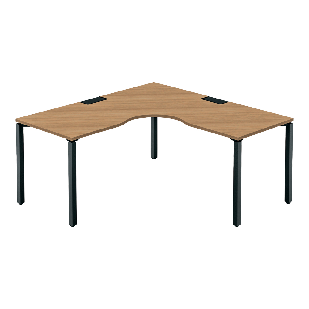 天板ラスティックミディアム／脚ブラック