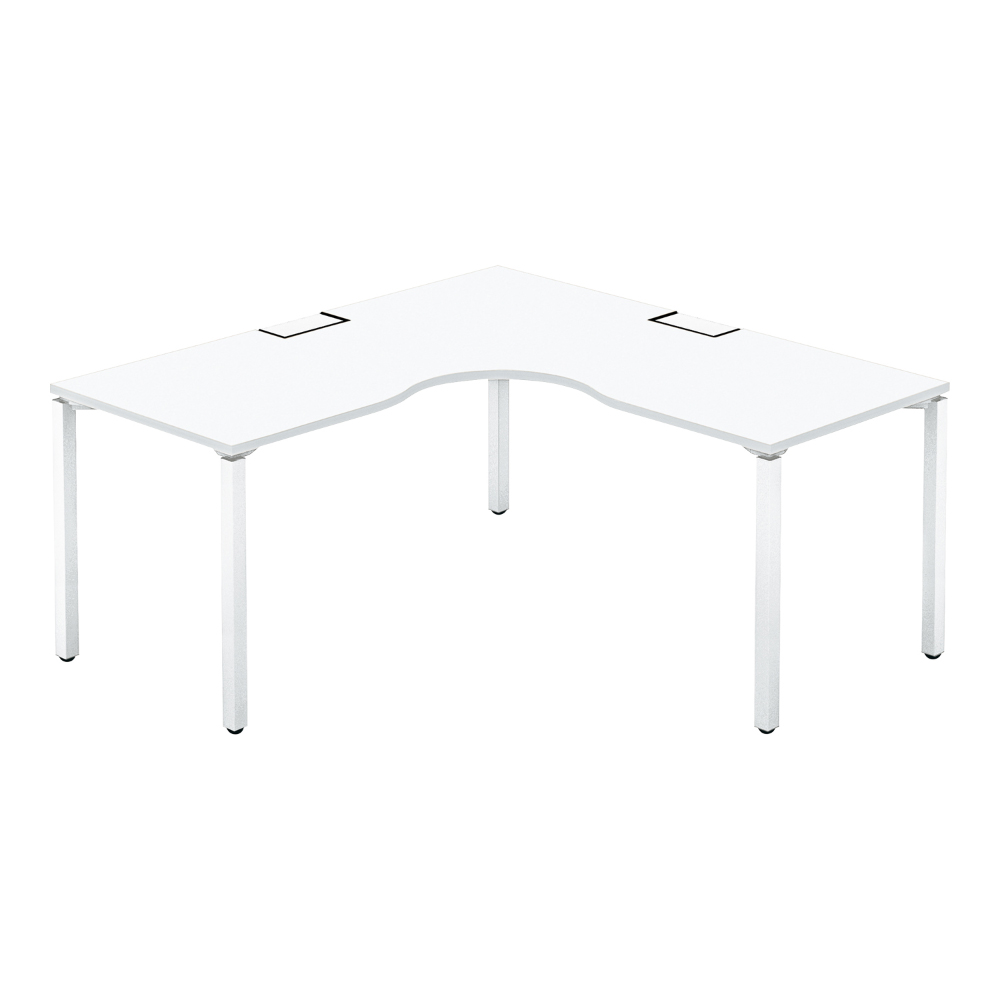 天板ホワイト／脚ホワイト