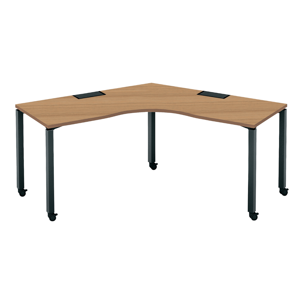 天板ラスティックミディアム／脚ブラック