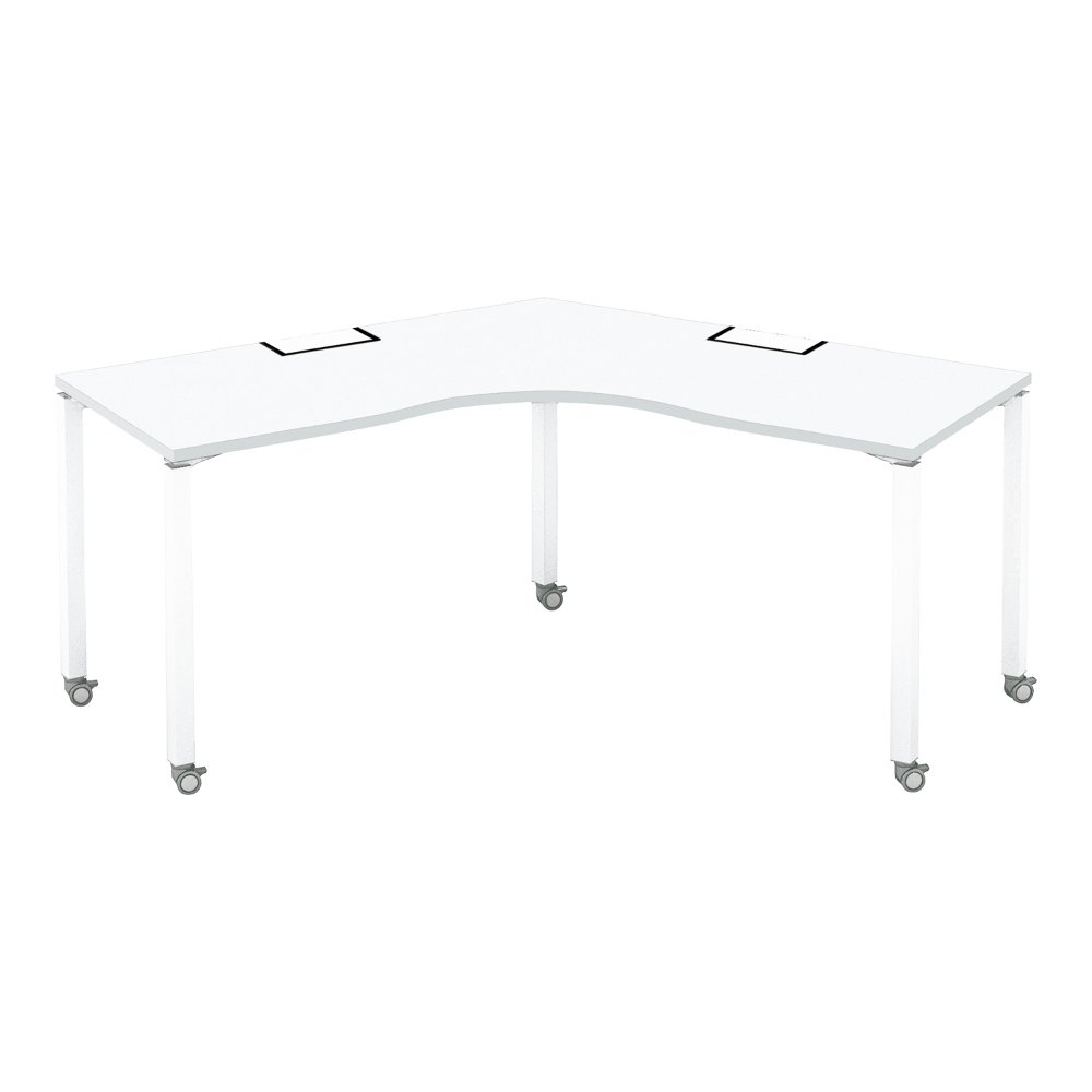 天板ホワイト／脚ホワイト