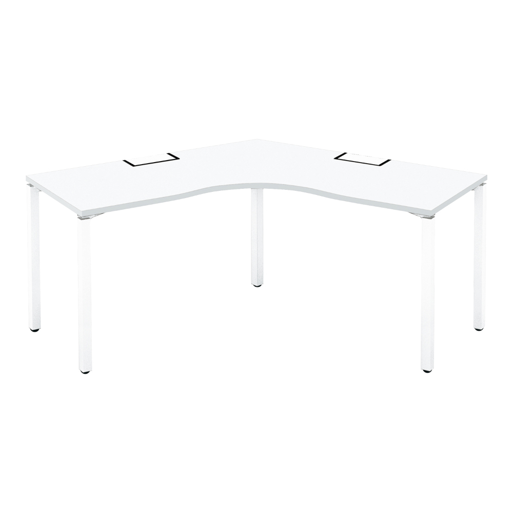 天板ホワイト／脚ホワイト