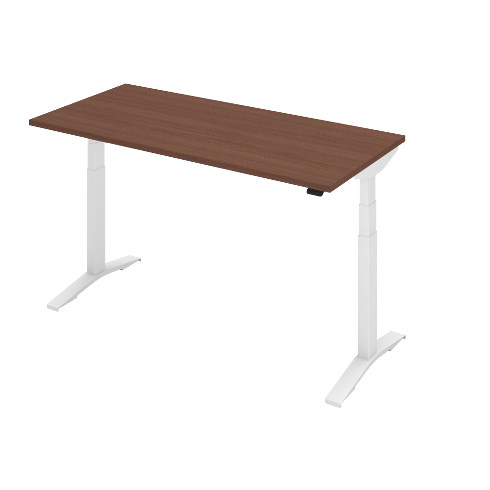 天板ブラウンウォールナット／本体ホワイト