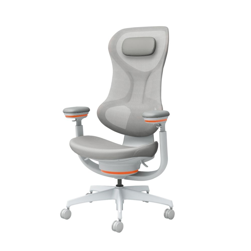 ライトグレー／サンオレンジ