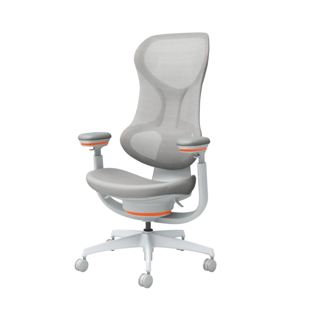 ライトグレー／サンオレンジ