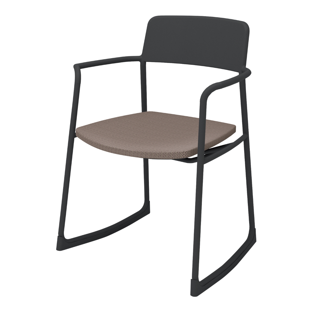 本体ブラック／座ダークグレージュ